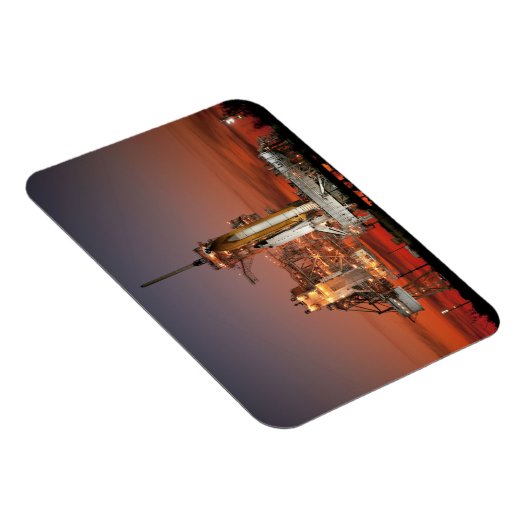 Magnet Flexible Red Sky for Space Shuttle Atlantis Launch (Côté Droit)