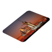 Magnet Flexible Red Sky for Space Shuttle Atlantis Launch (Côté Gauche)