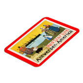 Magnet Flexible Red Star Line ~ Antwerpen-Amerika (Côté Gauche)
