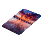 Magnet Flexible Red sunset over the sea, Californie (Côté Gauche)