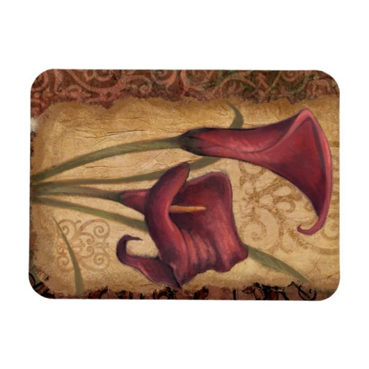 Magnet Flexible Red Tulips (Horizontal)