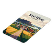 Magnet Flexible Red Wing USA (Côté Gauche)