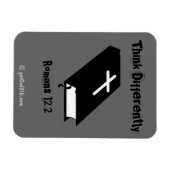 Magnet Flexible Réfléchissez différemment gotGod316.com Bible (Horizontal)