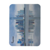 Magnet Flexible reflet de la ville du panama (Vertical)