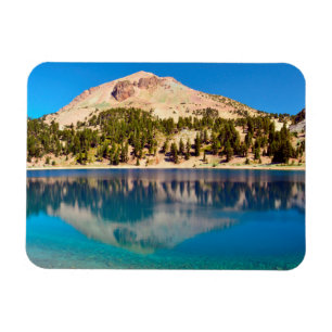 Magnet Flexible Reflets sur le lac Helen, Lassen Volcanic