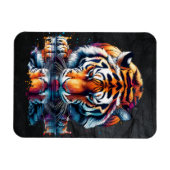 Magnet Flexible Réflexion de l'eau potable tigre (Horizontal)