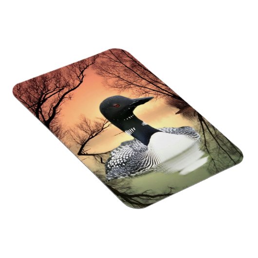 Magnet Flexible Réflexions sur le Loon (Côté Droit)