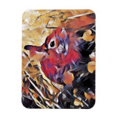 Magnet Flexible Réfrigérateur Aimant Rabbit Abstrait (Vertical)