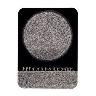 Magnet Flexible Réfrigérateur - Danser Sous La Lune D'Argent