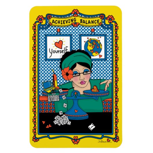 Magnet Flexible Réfrigérateur de balance_B_4x6 (Vertical)