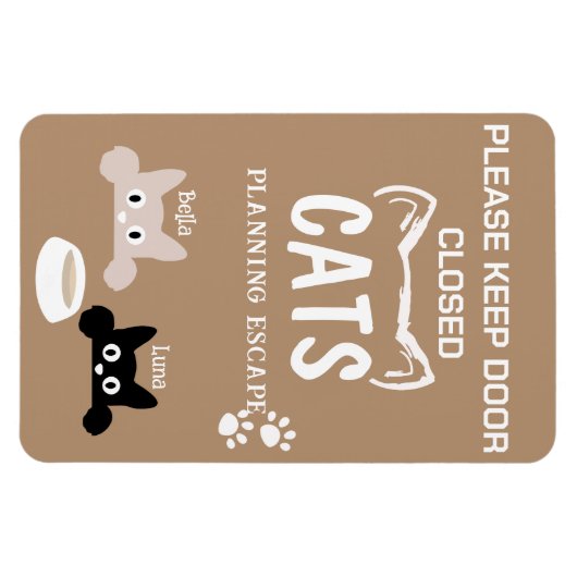 Magnet Flexible Réfrigérateur de porte d'évasion de planification  (Horizontal)