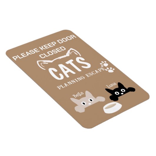 Magnet Flexible Réfrigérateur de porte d'évasion de planification  (Côté Droit)