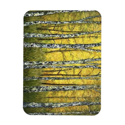 Magnet Flexible Réfrigérateur - Forêt Acadienne des bouleaux (Vertical)