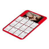 Magnet Flexible Réfrigérateur Mini Calendrier 2021 (Côté Gauche)