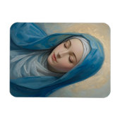 Magnet Flexible Réfrigérateur plié Blue Vierge Mary Sympathy (Horizontal)