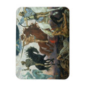 Magnet Flexible Réfrigérateur Quatre cavaliers d'Apocalypse Vasnet (Vertical)