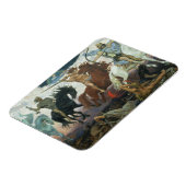 Magnet Flexible Réfrigérateur Quatre cavaliers d'Apocalypse Vasnet (Côté Gauche)