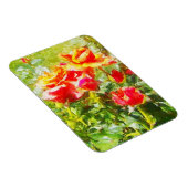 Magnet Flexible Réfrigérateur - Roses orange (Côté Droit)