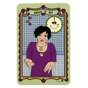 Magnet Flexible Réfrigérateur Shrug It Off_A_4x6