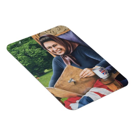 Magnet Flexible Réfugié d'Angleterre 1975 (Côté Droit)