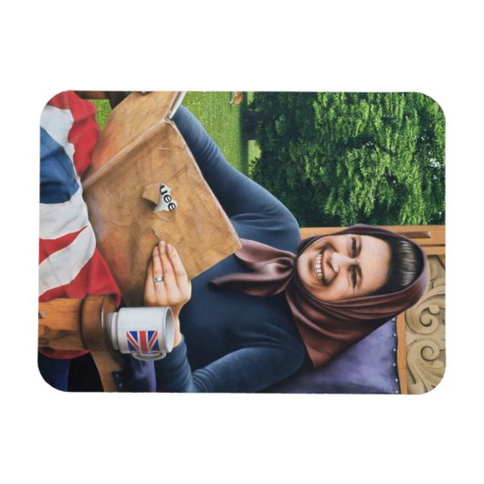 Magnet Flexible Réfugié d'Angleterre 1975 (Horizontal)