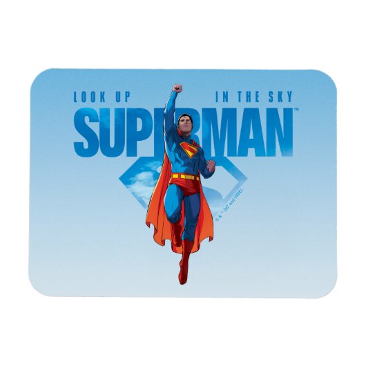 Magnet Flexible Regarde ça, Superman (Horizontal)