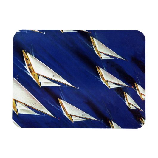 Magnet Flexible Régate de voilier par Ski Weld (Horizontal)