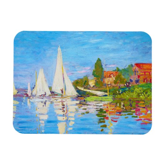Magnet Flexible Regatta à Argenteuil Claude Monet (Horizontal)