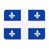 Magnet Flexible région du québec canada drapeau national (Horizontal)