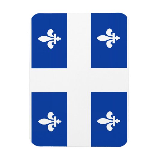 Magnet Flexible région du québec canada drapeau national (Vertical)