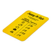 Magnet Flexible Règle Sunny 16 (Côté Gauche)