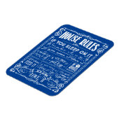 Magnet Flexible Règlement de la maison décoratif (Côté Gauche)