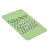 Magnet Flexible Règlement irlandais (Côté Droit)