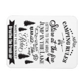 Magnet Flexible Règles de Camping Happy (Horizontal)