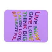 Magnet Flexible Règles De Vie (Horizontal)