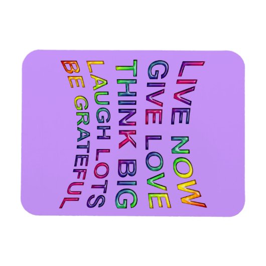 Magnet Flexible Règles De Vie (Horizontal)