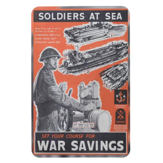 Magnet Flexible Réimpression de l'affiche britannique de guerre (Vertical)