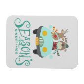 Magnet Flexible Reindee moderne & Vacances ours (Horizontal)