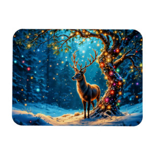 Magnet Flexible Reindeer Joyeux Noël lumières de Noël