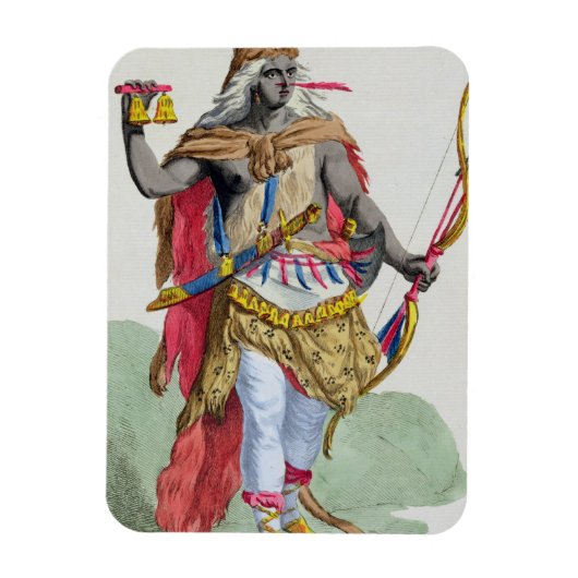 Magnet Flexible Reine Anna Nzinga (1583-1663), de Receuil des E (Vertical)