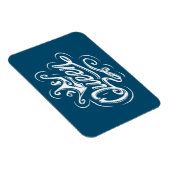 Magnet Flexible Reine avec couronne, conception de la typographie (Côté Droit)