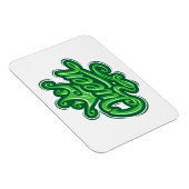 Magnet Flexible Reine avec couronne, conception de typographie (Côté Droit)