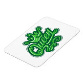 Magnet Flexible Reine avec couronne, conception de typographie (Côté Gauche)