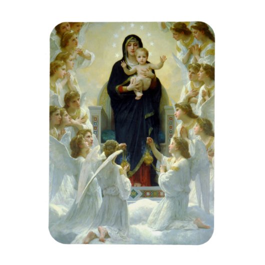 Magnet Flexible Reine des Anges (par Bouguereau) (Vertical)