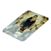 Magnet Flexible Reine des Anges (par Bouguereau) (Côté Gauche)