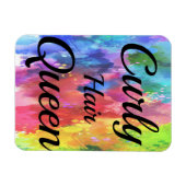 Magnet Flexible Reine des cheveux bouclés (Horizontal)