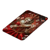 Magnet Flexible "Reine des coeurs : Aimant royal de l'élégance" (Côté Gauche)