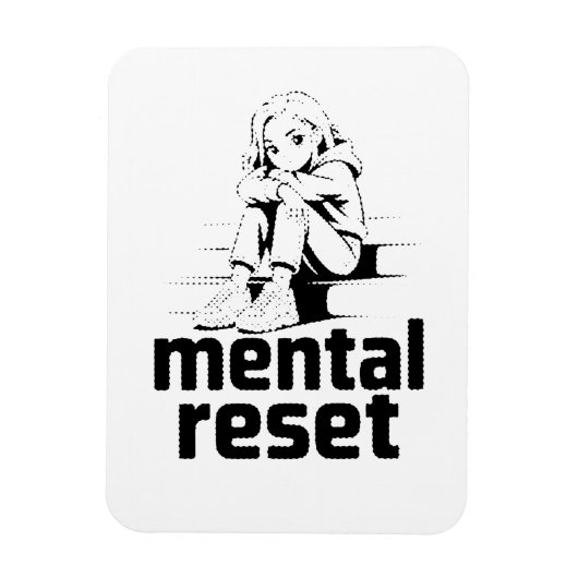 Magnet Flexible Réinitialisation mentale – Édition de réflexion si (Vertical)