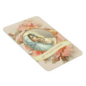 Magnet Flexible Religieux Catholique Vierge Marie Bébé Jésus (Côté Droit)
