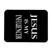 Magnet Flexible Religion - Jésus est mon influenceur (Horizontal)